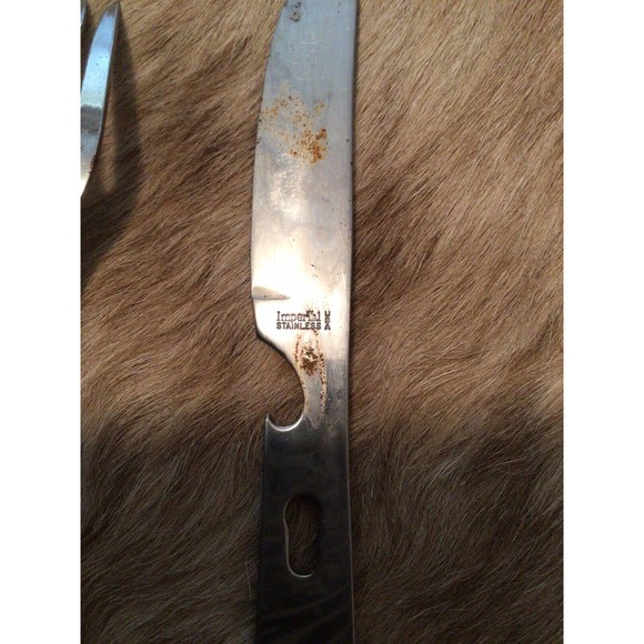 Vintage Boy Scouts of America Imperial 3 pc Silverware Utensil Set w/ Vinyl Case - Picture 9 of 9